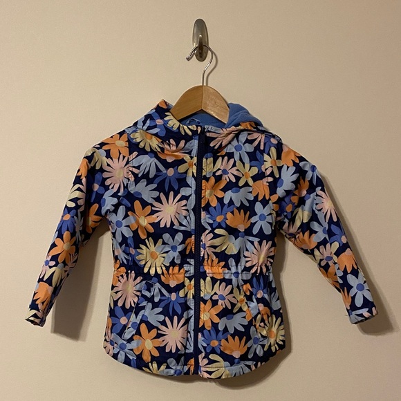 Carter's Other - Carters size 5 Floral Kids Spring rain Jacket lined